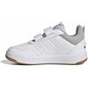 adidas Unisex - Bambini e Ragazzi Tensaur Sport 3.0 Hook And Loop Kids Shoes, Ftwr White/Silver Met./Grey Two, 28 EU