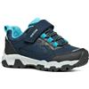 Geox J Magnetar Boy B ABX, Scarpe da Ginnastica Bambini e Ragazzi, Blu (Navy/Lt Blue), 33 EU