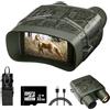 Generic Occhiali Visione Notturna 5K HD, Zoom Digitale 10x, Binocolo Infrarossi 300m, Batteria Ricaricabile 4000mAh per Caccia e Campeggio
