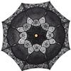 SHINEOFI Ombrello in Pizzo Vintage Nero Design Grande e Lavorazione Raffinata, Ombrello Decorativo Elegante per Fotografia e Danza Ragazzo Ragazza