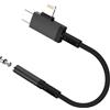 zoyuzan Adattatore cuffie per iPhone 17, 16, 15, 14, 13 Pro Max, cavo USB C a jack da 3,5 mm, per iPad, compatibile con Samsung S26 Lightning tipo C, audio, AUX, DAC, microfono, accessori, connettore