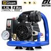 Gisam Compressore d'aria elettrico Gisam 1.5L 8Bar senza olio, portatile, per gonfiaggio pneumatici, riparazione vernice auto, compatibile con batteria Makita 18V.
