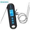 INKBIRD Termometro digitale per carne con 2 sonde esterne Display retroilluminato IHT-2PB Lettura istantanea in 2 secondi Ricaricabile Bluetooth
