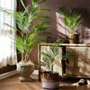 Kmitang Palma Artificiale Grande 125cm, Pianta Tropicale con Rami e Foglie Finte in Plastica Verde Monstera per Decorazione Casa Giardino Stanza