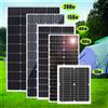 xinpuguang Pannello Solare Rigido 200w 150w 100w 80w 10w, Caricabatterie 12v, Pannello Fotovoltaico in Vetro Temperato Monocristallino per Casa, Camper, Auto