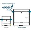 T-Trees Due alberi Incisione Laser Profilo In Alluminio Telaio 600x600mm Kit di Aggiornamento Incisore Laser Per TTS-55 TTS-10 Pro Parti Laser CNC