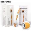 MEETCARE ZGTS Derma Roller 192 aghi 0.2mm Sistema di Microneedling Dermaroller Punte per Dermaroller Penna Dermica per Cura del Viso e dei Capelli