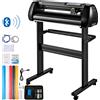 SucceBuy 28/34 pollici taglierina per vinile plotter etichette stampante macchina da taglio display LCD Bluetooth SignMaster Software Kit Bundle