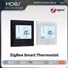 MOES Tuya ZigBee Termostato Intelligente Controllo della Temperatura Ambiente Riscaldamento Acqua/Elettrico a Pavimento Caldaia a Gas Funziona con Alexa Google Casa