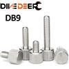 DIVEDEER 2/5 Pz M2 M2.5 M3 M4 M5 M6 M8 304 Vite a testa zigrinata in acciaio inossidabile Pianura Tipo piatto Metrico Testa zigrinata Maunal Bullone di regolazione 5-30mm