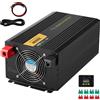 SucceBuy Inverter a onda sinusoidale pura 3000 Watt 5000 Watt AC 230V Convertitore + Porta USB Display LCD Telecomando Prese UE Uso camper