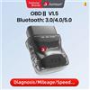 NONE Scanner automatico mini ELM327 compatibile con Bluetooth 4.0 OBD2 V3 Adattatore Strumento diagnostico per auto Strumento di scansione per accessori auto DVD
