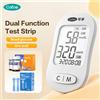 Cofoe Monitor 2-in-1 per Glucosio e Acido Urico, Kit di Strisce Reattive per Test Glicemico, Dispositivo Domestico a Batteria per Misurare il Livello di Zucchero nel Sangue