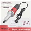 NONE Smerigliatrice Elettrica Diritta da 750W, Macchina per Levigatura a Velocità Variabile 0-27000 giri/min, Utensile per Lucidatura, Mini Fresatrice 6mm