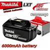 Makita Batteria Originale Makita 18V 6Ah per Makita BL1860B BL1840 BL1830B BL1850B BL1850 BL1860 BL1815, Batteria al Litio di Ricambio