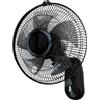 Ventilatore da Parete con 5 Pale 65W con Oscillazione Automatica Ventilatore Oscillante a Muro con 3 Velocità Funzionamento Silenzioso