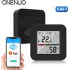 ONENUO Tuya Smart Telecomando IR universale con sensore di umidità della temperatura per condizionatore d'aria TV AC Funziona con Alexa Google Home Yandex