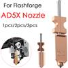 Sirol Nuovo Per FlashForge Ad5x Ugello Temprato 0.25 0.4 0.6 0.8 Advertitore Ad5x Flashforge Estrusore Ad5x Hotend 3d Accessori Per Stampanti