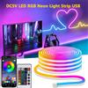 saimili Strisce LED flessibili RGB Luci al neon USB Controllo remoto tramite app Sincronizzazione musicale Cambia colore Sala giochi Decorazioni per feste Design fai da te