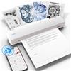 TakeYou Stampante termica senza inchiostro Wireless A4 C80 300 DPI 1500 mAh BT Stampa mobile iOS/Android/Laptop per gli appassionati di tatuatori