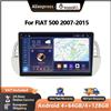 podofo Autoradio Podofo 9'' Wireless CarPlay con AI per FIAT 500 2007-2015, Android GPS WIFI, Lettore Multimediale per Auto, DSP FM/RDS EQ, Radio 2din