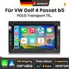 Junsun Autoradio Android Junsun da 7 pollici per VW Volkswagen Passat B5 MK4 MK5 Golf 4 Polo Bora Jetta T5 Wireless per Apple CarPlay Schermo IPS Stereo Multimedia Video Player Sistemi intelligenti per auto