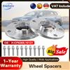 Podofo 2 Pezzi Distanziali Ruota in Alluminio Hub Centric 5x120 2x10mm con Viti M12x1.5x50mm per BMW E36 E46 E90 E91 E92 E60 E61