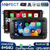 Mopect Autoradio Android MOPECT 4+64G per Volkswagen Passat b6 b7 Golf 5 6 Polo Jetta Skoda, lettore multimediale auto con GPS, WiFi, RDS e Carplay