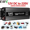 EAFC Inverter per Auto 2000W/3000W/4000W da DC 12V a AC 220V, Power Bank Portatile Multifunzione con Presa Universale, Convertitore di Tavola