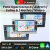 Junsun Autoradio Android 7" con CarPlay Wireless e Android Auto per Opel Vauxhall Astra H G J Zafira B Corsa C Antara Vectra Vivaro Meriva Combo Signum Tigra TwinTop WiFi GPS Navi SWC 4G-LTE Bluetooth