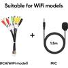 Ainavi Accessori Multimediali per Auto AINAVI, Microfono Digitale Multifunzione RCA USB OBD DAB+ 3.5mm