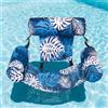 Sloosh Leaf Design Lettino Galleggiante Gonfiabile per Adulti, Sedia Galleggiante Portatile per Feste Estive in Spiaggia, Lago e Piscina