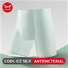 MiiOW Set di 3 Boxer Estivi in Seta Ghiacciata per Uomo, Mutande Antibatteriche 10A, Slip Traspiranti in Rete, Pantaloncini Sportivi da Uomo