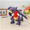 DUODUOBAO Peluche Lucido di Charizard, Bambola Imbottita da Collezione, Regalo per Bambini e Bambine, Viola, Garchomp in Piedi