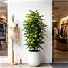 Kmitang Piante artificiali di Nandina da 73-135 cm, grandi alberi finti di Ficus, rami di Ficus finto, foglie di Sumac in plastica per decorazioni domestiche e per feste