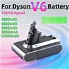 Ddadache Batteria Ricaricabile Li-ion per Aspirapolvere Dyson V6 DC58 DC59 DC61 DC62 DC74 SV09 SV07 Absolute, 6.8Ah/9.8Ah 21.6V