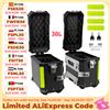 JVSYK Bauletto Laterale Moto in Alluminio da 38L, 2 Pezzi, con Chiusura Rapida, Impermeabile, Valigia Laterale in Lega, Bauletto Posteriore, Porta Attrezzi