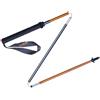 AONIJIE 2 pz AONIJIE Z-Pole pieghevole Ultralight Quick Lock bastoncini da Trekking escursionismo Pole Race Running Walking Stick fibra di carbonio