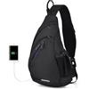 Hanke Mixi Uomini Sling Zaino Una Borsa a tracolla Ragazzi Studente Borse da scuola Università Lavoro Viaggi Versatile 2020 Moda Nuovo Design M5225