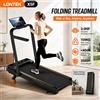 NONE LONTEK X5F: tapis roulant pieghevole e portatile 3 in 1 con pendenza regolabile fino al 16%, modello compatto e sottile, ideale per l'uso sotto la scrivania, con telecomando, capacità massima di 159