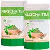 Nortembio Té Matcha Giapponese Premium 2 x 100 g Matcha Puro in Polvere Grado Superiore Ideale per Matcha Latte, Smoothie e Dolci + eBook di Ricette in Regalo