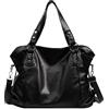 Coolives Borsa Bauletto con Tracolla da Donna Borsa a spalla in Pelle Sintetica Borse a mano Sacchetto Tote Donne Borsetta Hobo Borsa a tracolla Nero