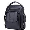 Hebetag Borsa a tracolla in pelle per uomo, #13black, # 13 nero, Contemporaneo