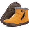 Gaatpot Barefoot Stivali da Neve Uomo Invernali, Giallo, 44 EU