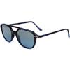 Italia Independent Occhiali da Sole 0700 THIN ROUND B2 BTG.021 BUTTON GLOSSY DARK BLUE 51/19/145 UNISEX