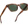 Carfia Occhiali da sole uomo retrò rettangolari polarizzati UV acetato CA6232