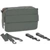 LÄSSIG Organizzatore per carrozzina da bambino borsa a tracolla borsa per carrozzina con attacco per carrozzina/Casual Buggy Organizer Bag olive