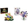 LEGO Botanicals Bundle Natura: Include Funghi del Bosco (11505) e Bouquet di Olivia Rodrigo (11507) - Set di Piante Artificiali - Idea Regalo Fai da Te per Adulti
