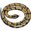 Wild Republic Rubber Snake Pitone Palla, Serpente Giocattolo di Gomma, Serpente Finto Realistico, Regali per Bambini, Gioco Educativo, 117 cm