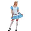 SMIFFYS Costume ragazza Mazzo di carte, Azzurro, con abito